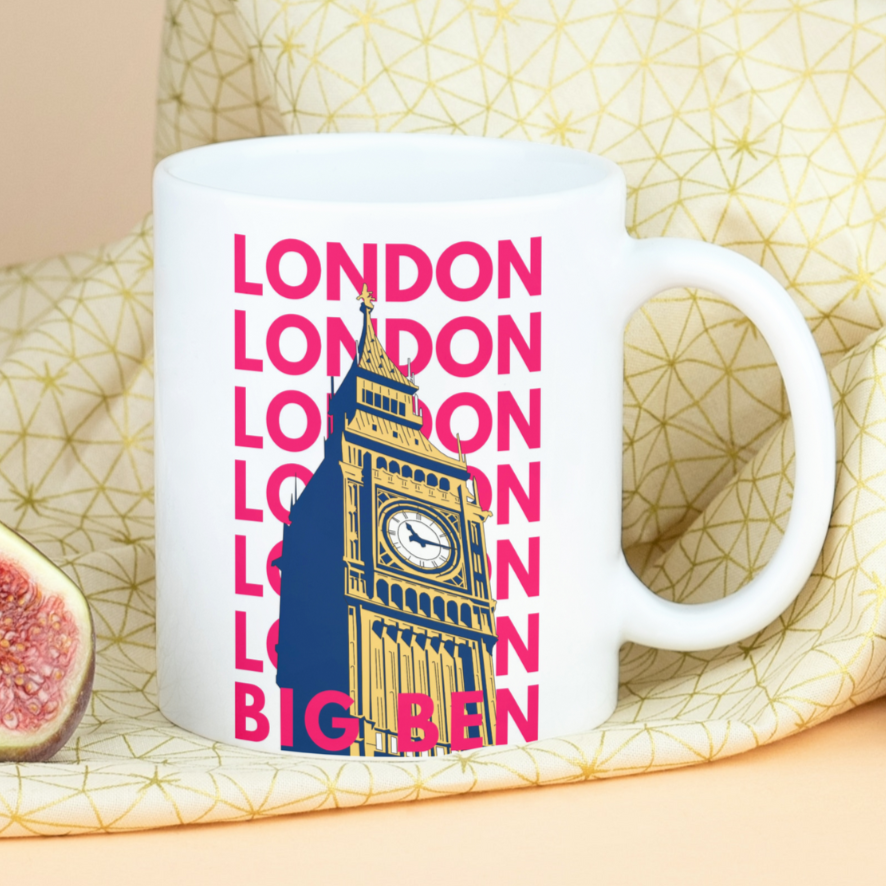 London Big Ben Pop art mu by love british lifestyle