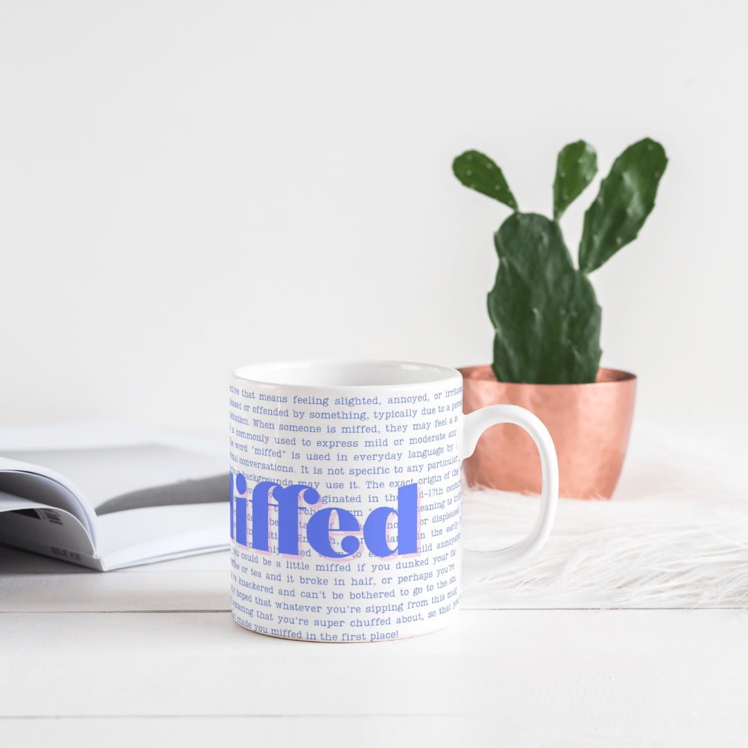 Miffed Ceramic Mug — Authentic British Product