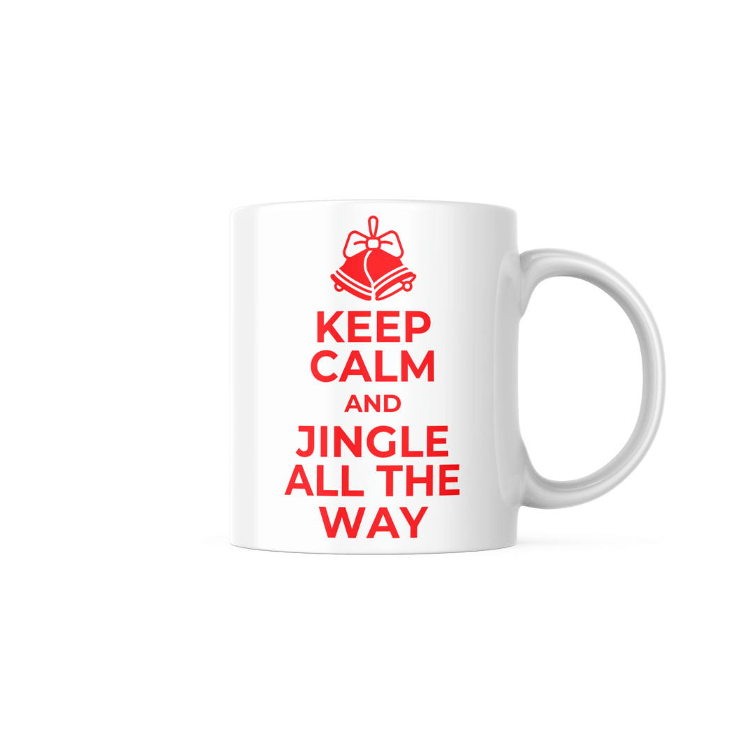 Keep Calm Jingle Bone China Mug