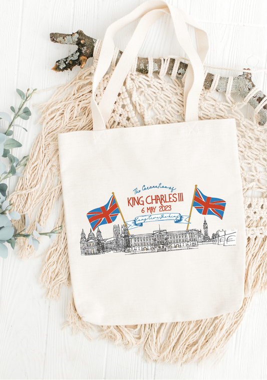 Buckingham palace coronation tote bag