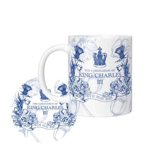 King Charles Blue - Mug & Coaster Set