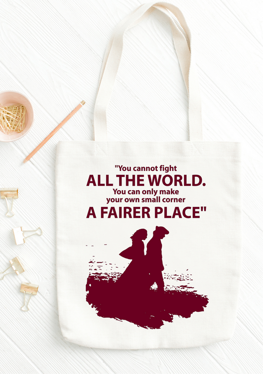 Poldark quote tote bag
