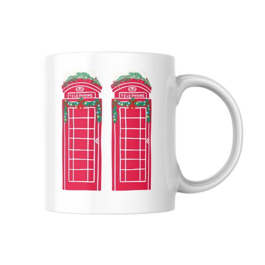 Phone Box Bone China Mug