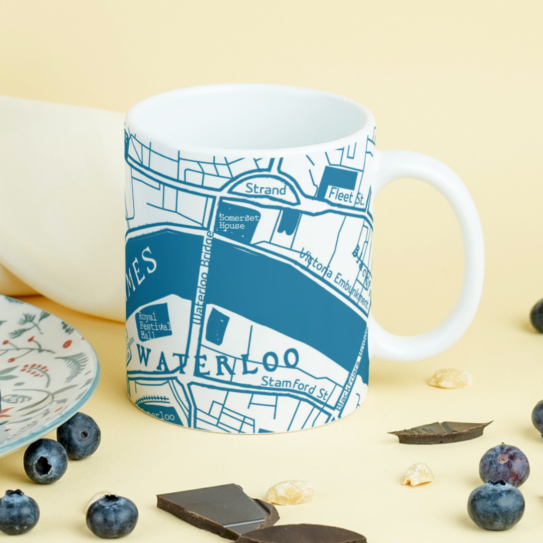 London Map Mug by Love British Lifestyle