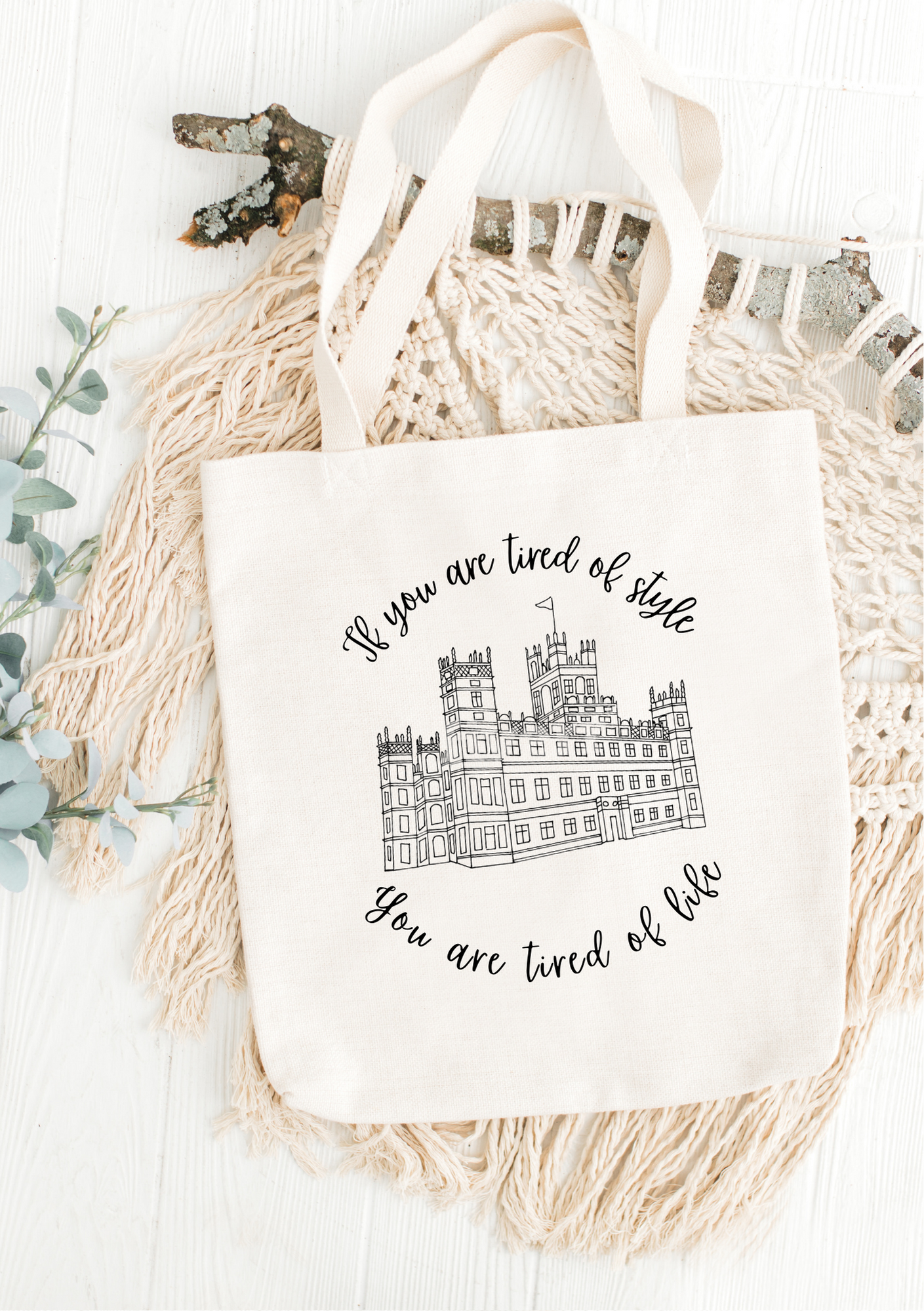 Downton Abbey Tote Bag