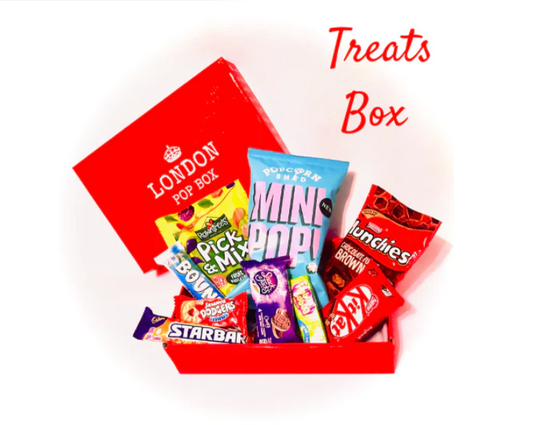 TREATS Box Subscription- 3 MONTH Prepay | LondonPop Box — London-Themed British Gift