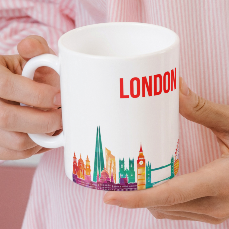London Skyline Illustration Mug
