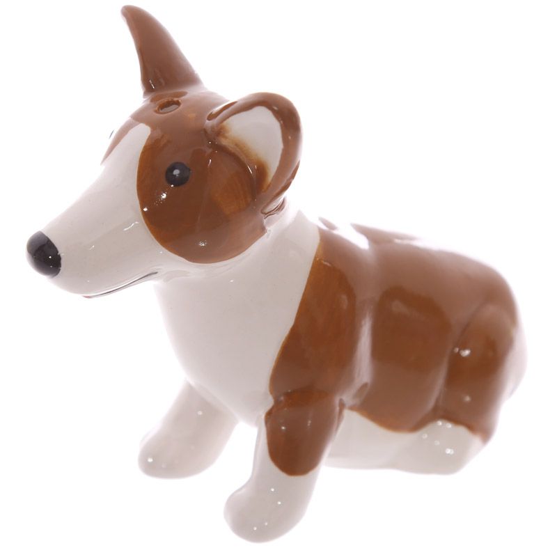 Queen & Corgi Ceramic Salt & Pepper Set